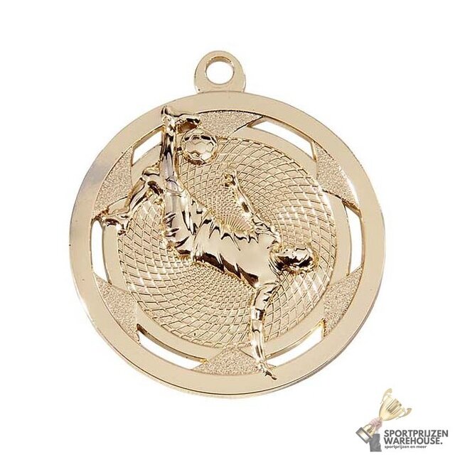 Voetbal omhaal medaille