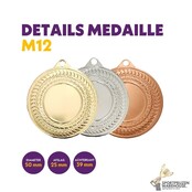 Medaille met sierrand