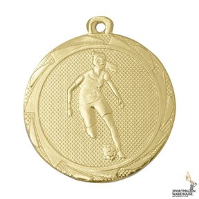 Dames voetbal medaille - BS.ME111