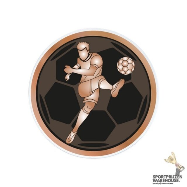 Voetbal Actie - inleg Acryl - AC006
