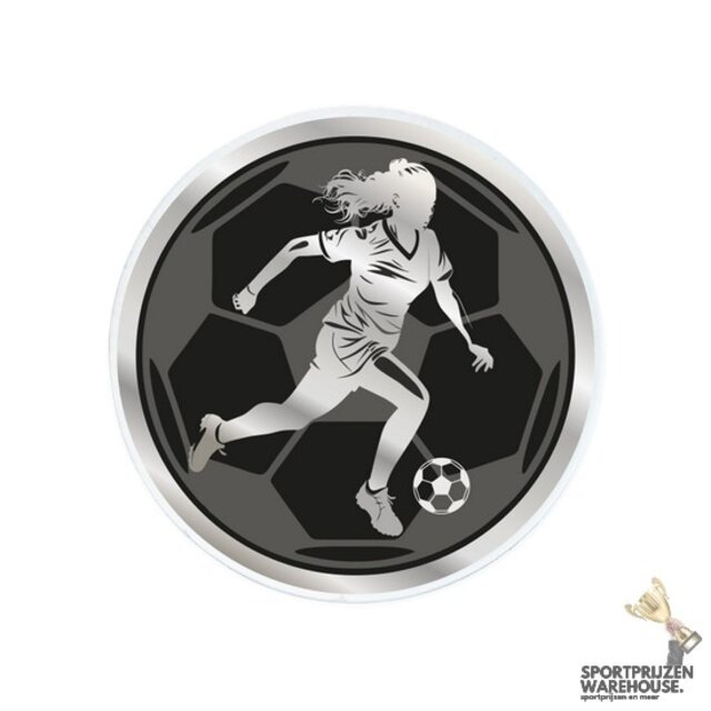 Voetbal Dames - inleg Acryl - AC007
