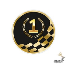 Racing - Nummer 1 - inleg Acryl - AC011