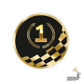 Racing - Nummer 1 - inleg Acryl - AC011