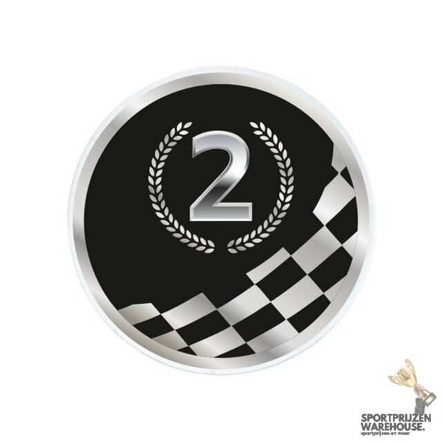 Racing - Nummer 1 - inleg Acryl - AC011