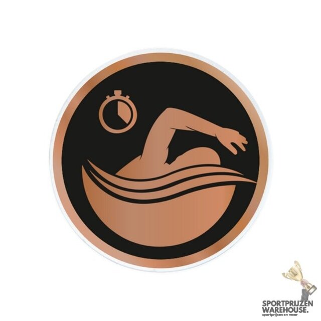 Zwemmen - inleg Acryl - AC016