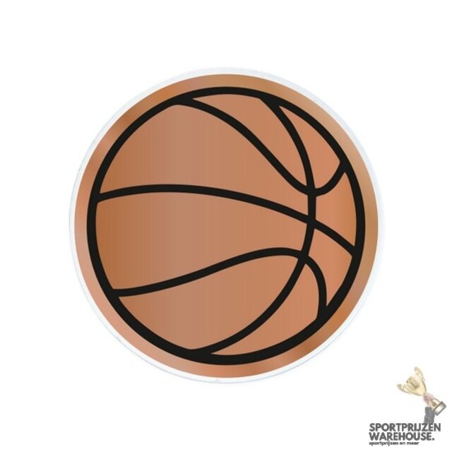 Basketbal - inleg Acryl - AC024