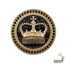 Boksriem - Inleg - Kampioenskroon zwart - BB004