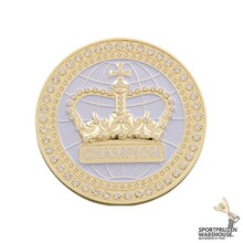 Boksriem - Inleg Kampioenskroon wit - B005