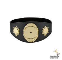 Kampioensgordel / Boksriem Zwart - BB100.30