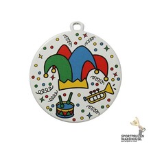 Medaille Carnaval - Div. kleuren - DU5001C