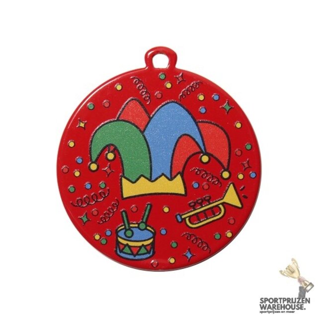 Medaille Carnaval - Div. kleuren - DU5001C