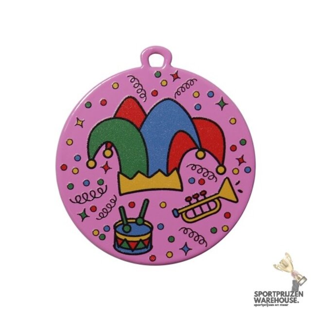 Medaille Carnaval - Div. kleuren - DU5001C
