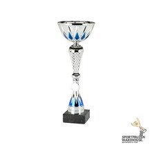 Chique beker met blauw accent - 8 hoogtes - ET.474