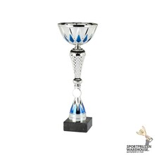 Chique beker met blauw accent - 8 hoogtes - ET.474