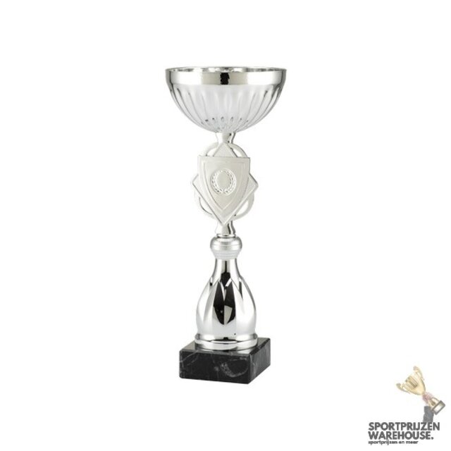 Zilveren award met schild - ET.511.02