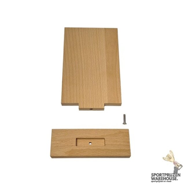 Houten trofee - Beukenhout - H371