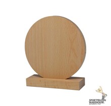 Ronde houten trofee - Beukenhout - H381