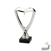 Unieke trofee met medaille hanger - G/Z/B - SET.358