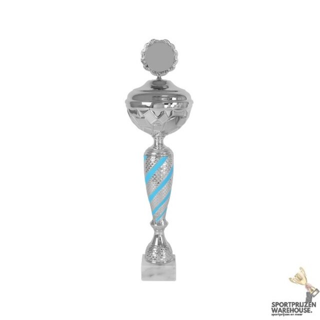 Trofee met lichtblauw accent - AK5083