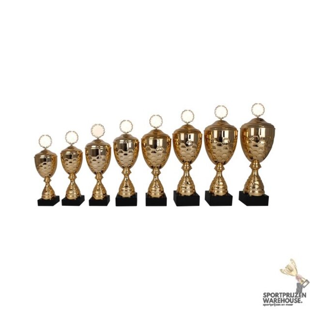 Gouden bokaal in 8 hoogtes - AK5171