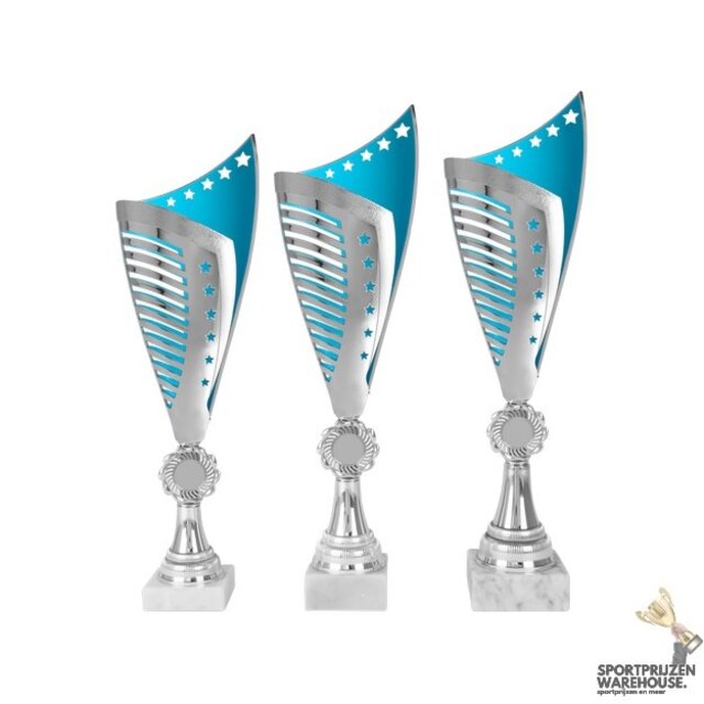 Unieke award met lichtblauw accent - AK5377