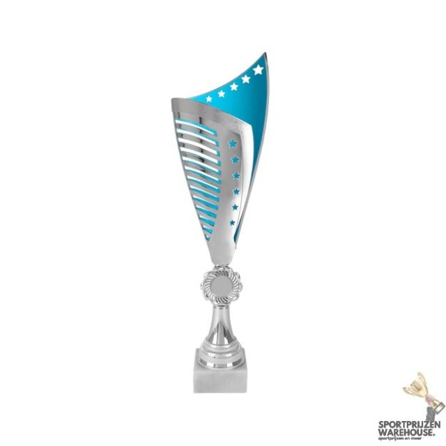 Unieke award met lichtblauw accent - AK5377