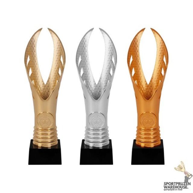 Budget topper in goud, zilver of brons - AK5636