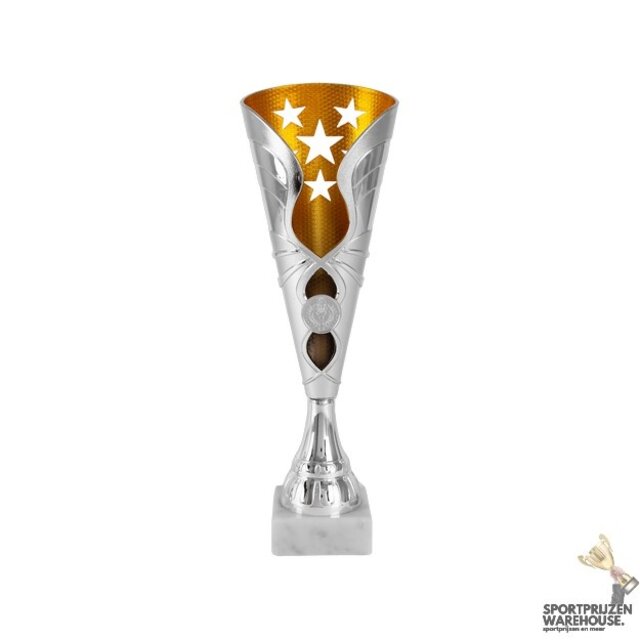 Bokaal zilver met goud - AK6008