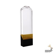 Trofee van glas in het goud, zilver of brons - Crystal Cling