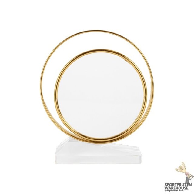 Glazen trofee met uniek design - Lucy