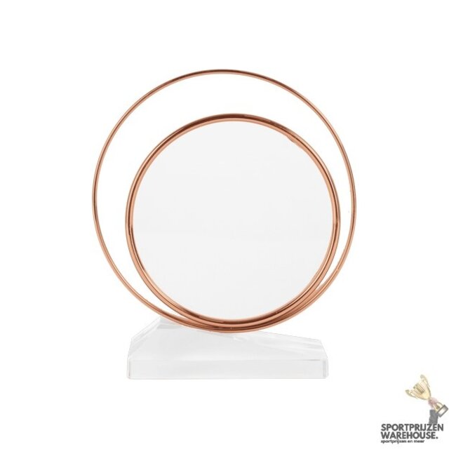 Glazen trofee met uniek design - Lucy