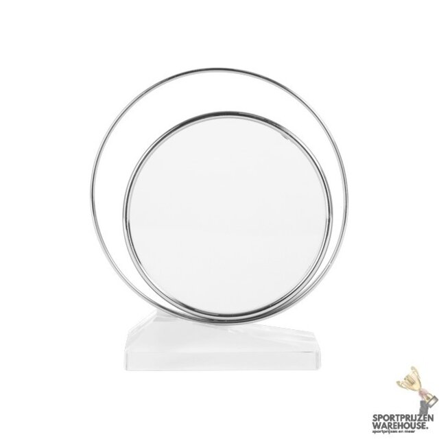 Glazen trofee met uniek design - Lucy