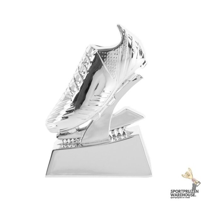 Voetbal trofee in 3 kleuren en hoogtes - Voetbalschoen Trophy