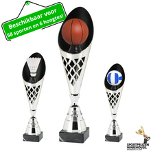 Zilveren trofee met optioneel topstuk - ET.475-Z