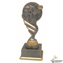 Darts trofee - in het Goud of Antieklook