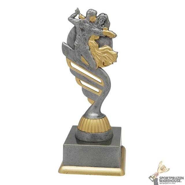 Dans beker - in het Goud of Antieklook