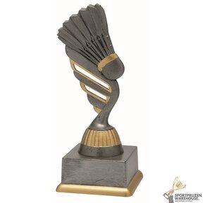 Badminton trofee - In het Goud of Antieklook