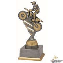 Motorcross beker - In het Goud of Antieklook