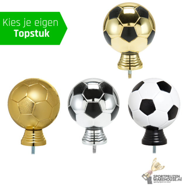 Leuke Voetbal trofee - met opties