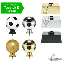Leuke Voetbal trofee - met opties