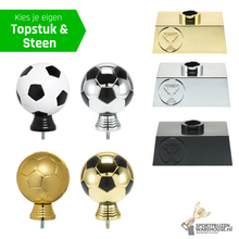 Leuke Voetbal trofee - met opties