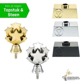Super star trofee met verschillende opties