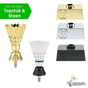 Badminton bekertje met gravering