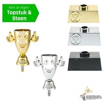 Goed gedaan beker met gratis gravering