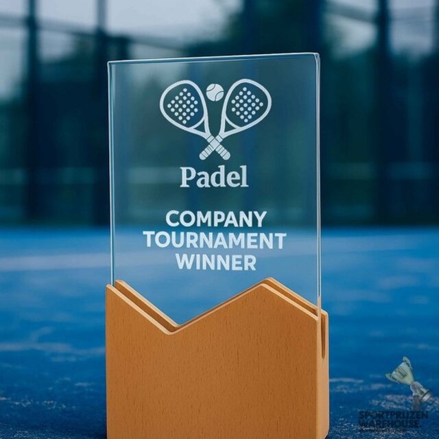 Award van glas en hout - W801