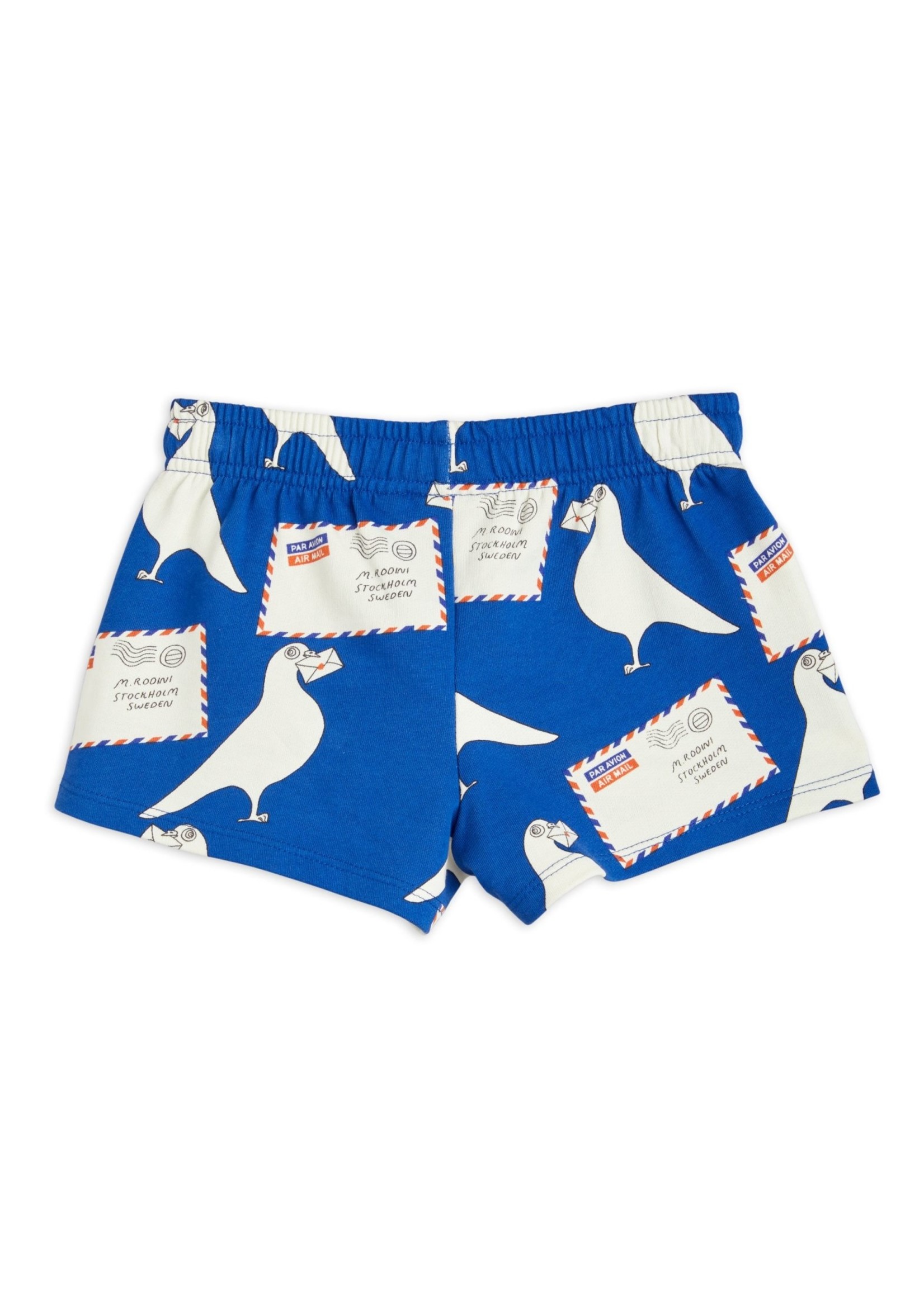 Mini Rodini Mini Rodini Shorts Pigeons Blue