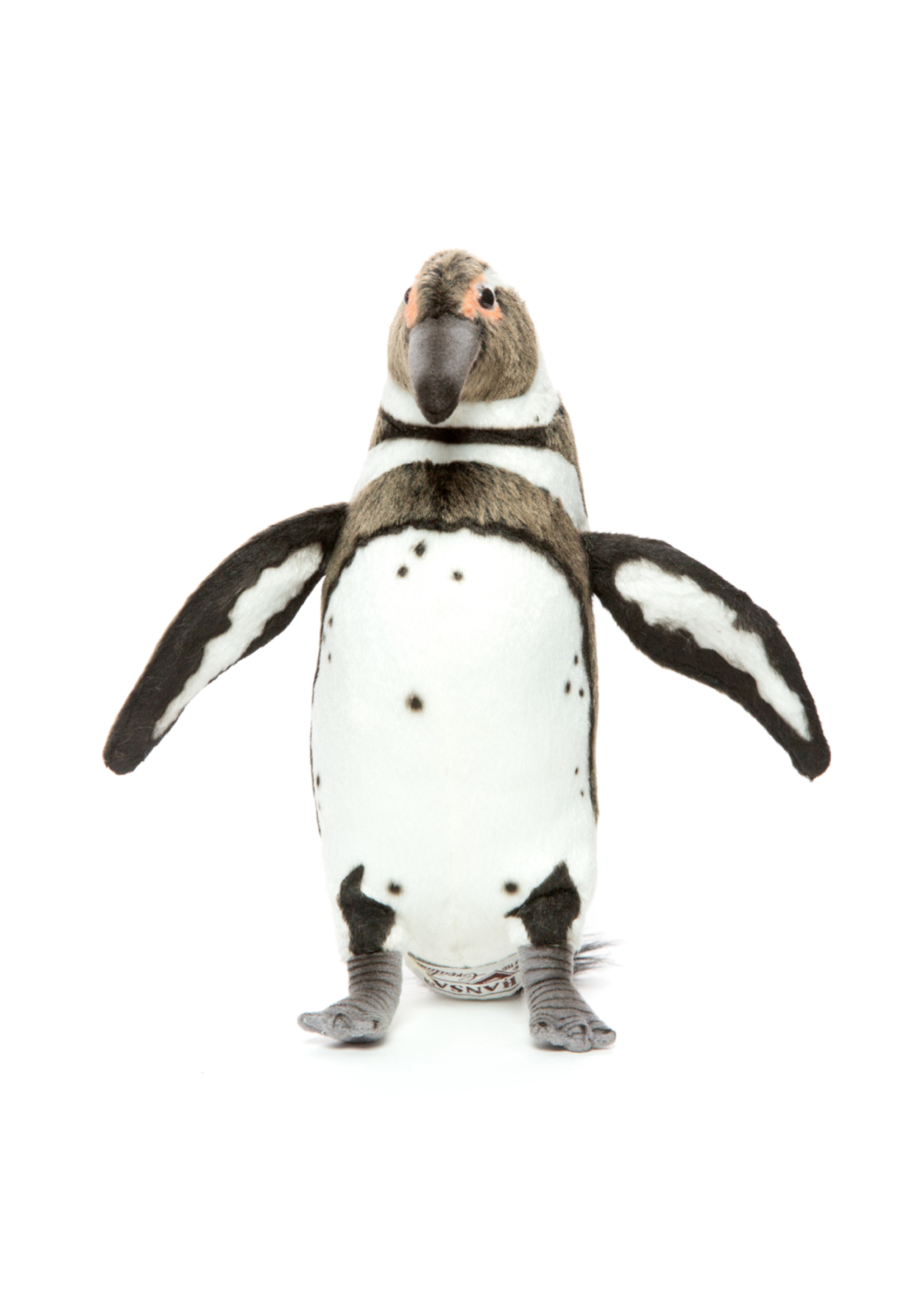 Hansa Hansa Penguin Galapagos Grey White 22cm