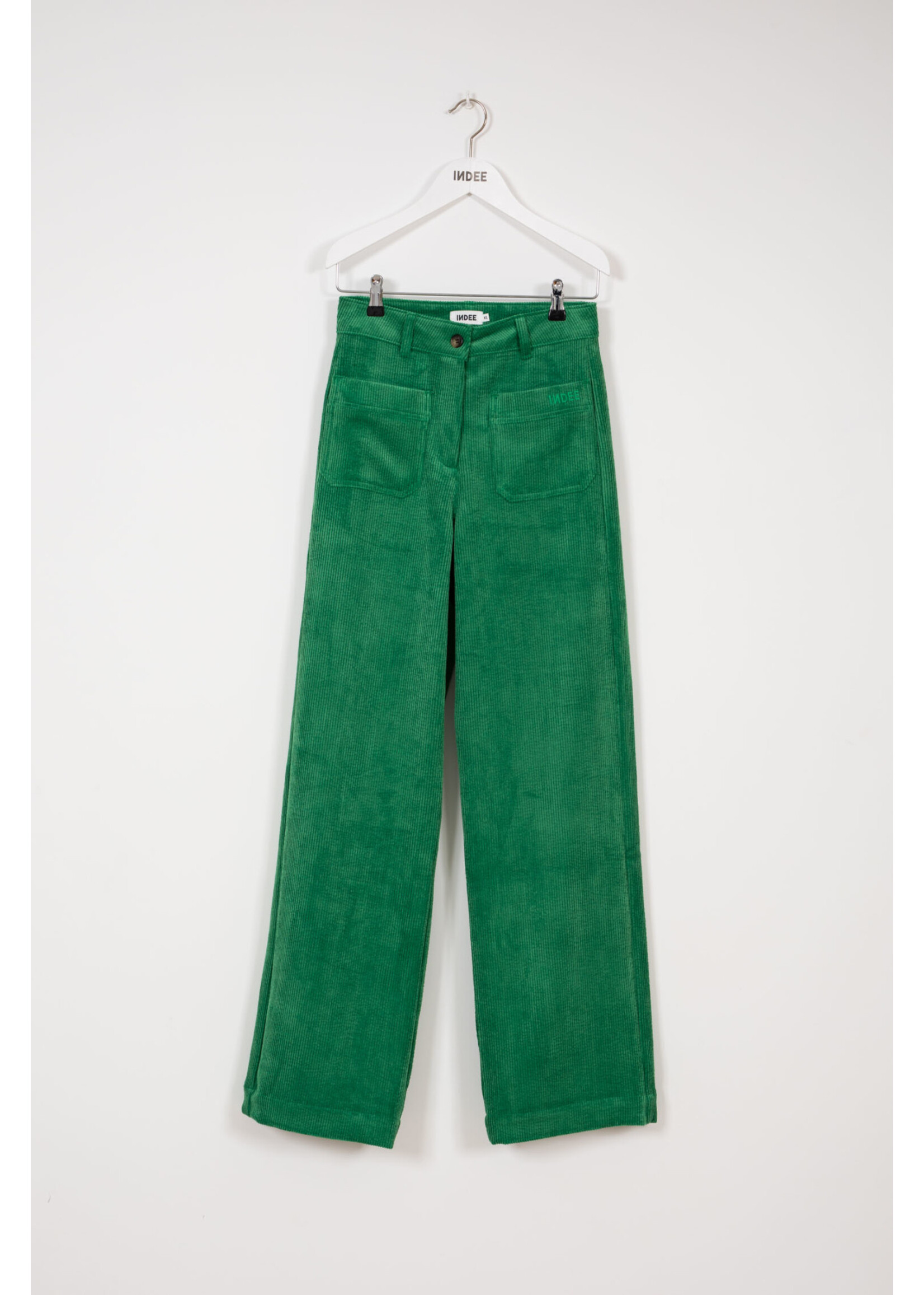 INDEE INDEE Corduroy Trousers Only Green