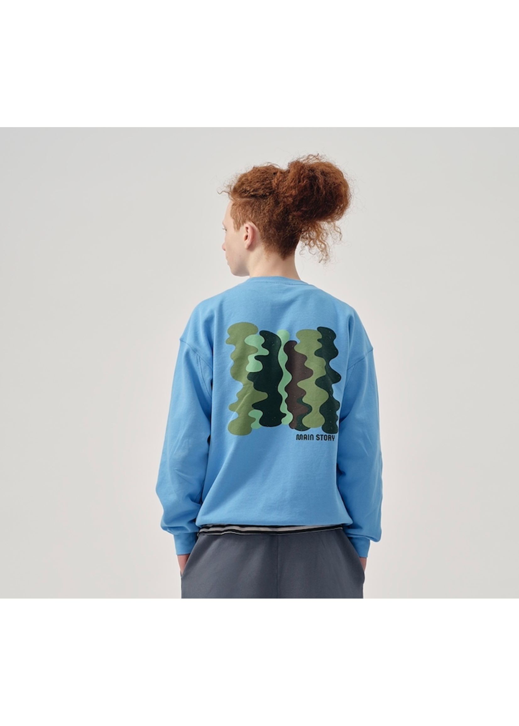 Main Story Main Story Oversized Sweater Blue