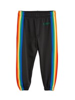 Mini Rodini Mini Rodini Sweatpants Rainbow Black